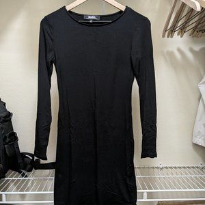 Black Long Sleeve Bodycon Dress